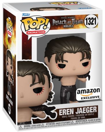 Figurine Funko Pop L'Attaque des Titans (SNK) #1321 Eren Jaeger - Métallique