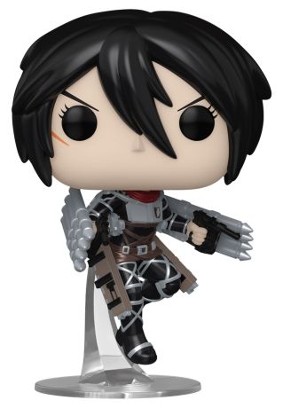 Figurine Funko Pop L'Attaque des Titans (SNK) #1446 Mikasa Ackerman - Métallique