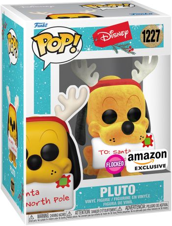 Figurine Funko Pop Disney #1227 Pluto - Flocked