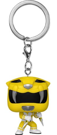 Figurine Funko Pop Power Rangers Ranger Jaune - Porte-clés