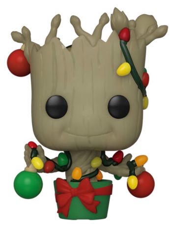 Figurine Funko Pop Marvel Comics Groot Noël Pocket - T-Shirt