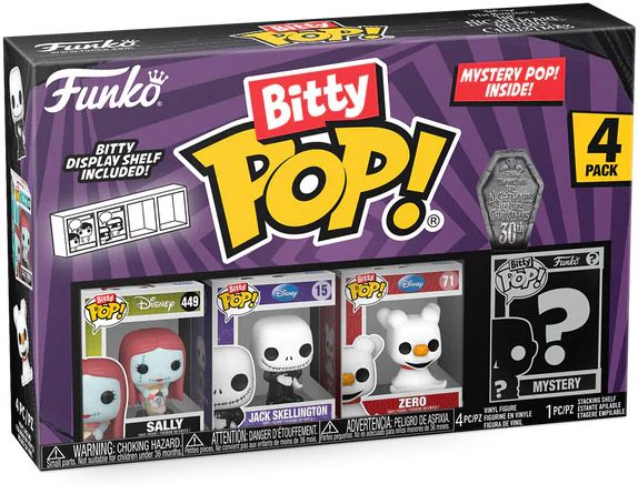 Figurine Funko Pop L'étrange Noël de M. Jack [Disney] Bitty Pop (série 3)