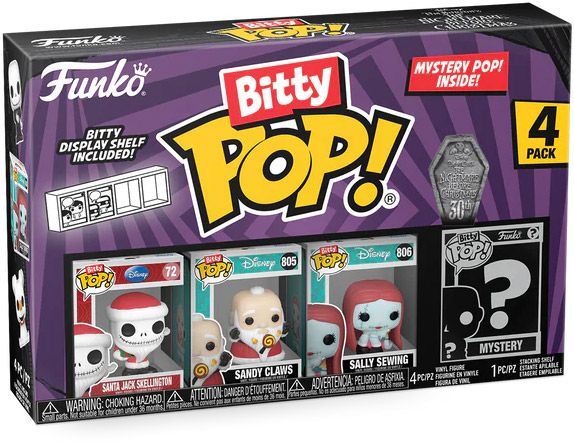 Figurine Funko Pop L'étrange Noël de M. Jack [Disney] Bitty Pop (série 4)