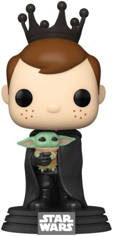 Figurine Funko Pop Freddy Funko Freddy Funko en Luke Skywalker avec Grogu