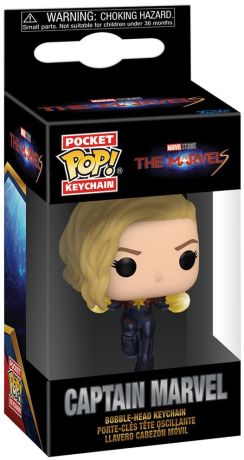 Figurine Funko Pop The Marvels Captain Marvel - Porte-clés