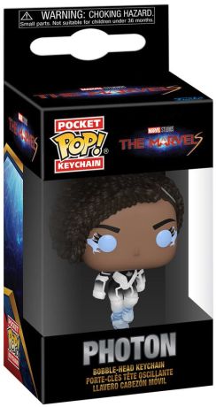 Figurine Funko Pop The Marvels Photon - Porte-clés