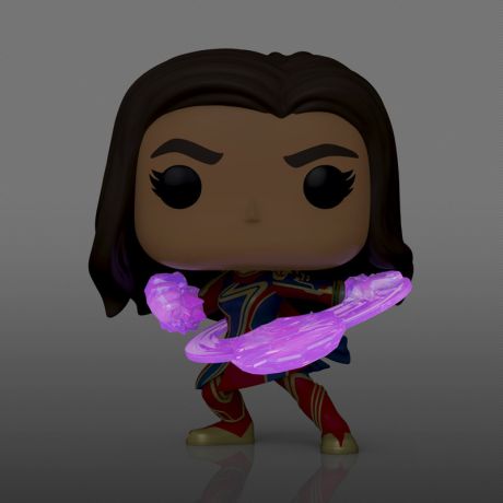 Figurine Funko Pop The Marvels #1251 Miss Marvel - Glow in the Dark