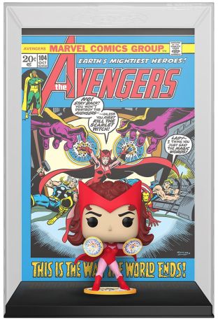 Figurine Funko Pop Marvel Comics #37 Sorcière Rouge - Comic Cover