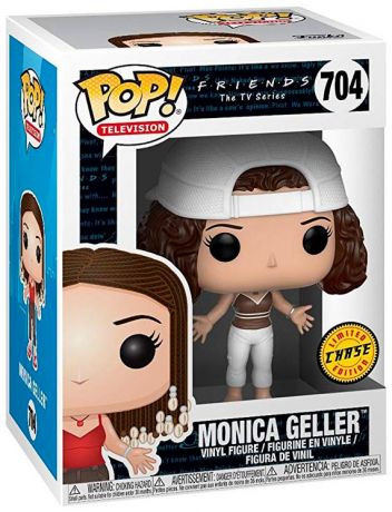 Figurine Funko Pop Friends #704 Monica Geller avec cheveux frisés [Chase]