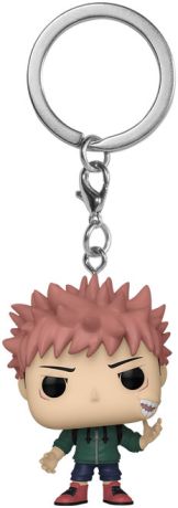 Figurine Funko Pop Jujutsu Kaisen Yuji avec Sukuna - Porte-clés