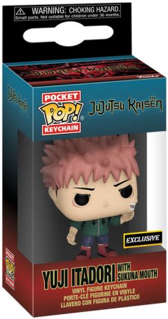 Figurine Funko Pop Jujutsu Kaisen Yuji avec Sukuna - Porte-clés