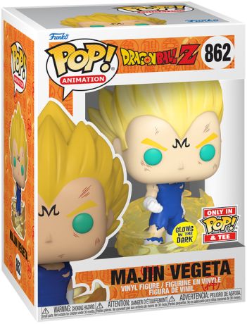 Figurine Funko Pop Dragon Ball Z #862 Majin Vegeta - Glow in the Dark