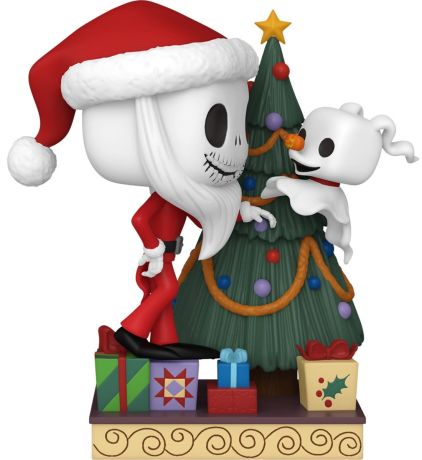 Figurine Funko Pop L'étrange Noël de M. Jack [Disney] #1386 Jack Skellington et Zero avec Arbre de Noël