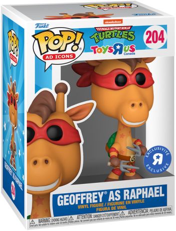 Figurine Funko Pop Icônes de Pub #204 Geoffrey en Raphael