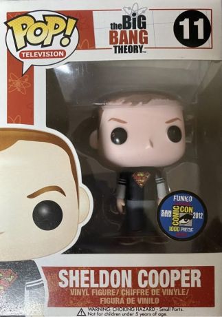 Figurine Funko Pop The Big Bang Theory #11 Sheldon Cooper - Tshirt Superman