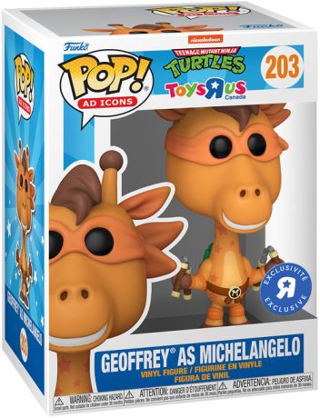 Figurine Funko Pop Icônes de Pub #203 Geoffrey en Michelangelo