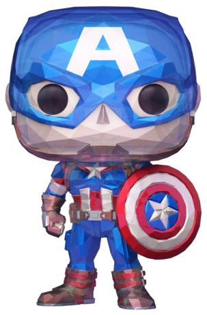 Figurine Funko Pop 100 ans de Disney #1268 Captain America - Facette