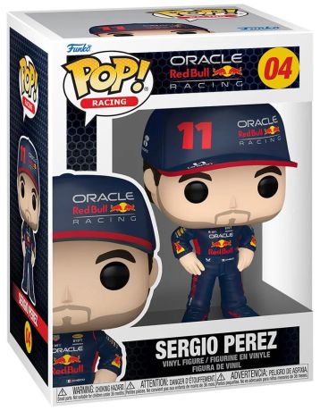 Figurine Pop Formule 1 (F1) #4 pas cher : Sergio Pérez (Oracle Red