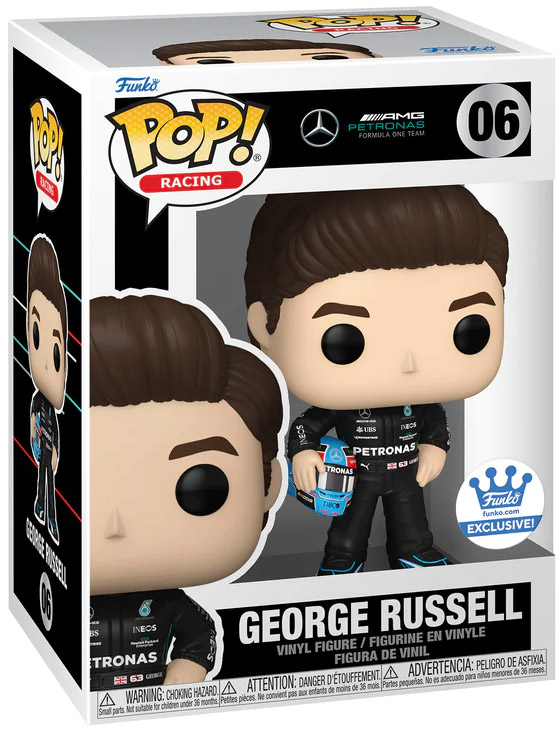 Figurine Pop Formule 1 (F1) #6 pas cher : George Russell (Mercedes