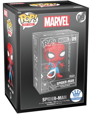 Figurine Funko Pop Marvel Comics #09 Spider-Man - Die-Cast