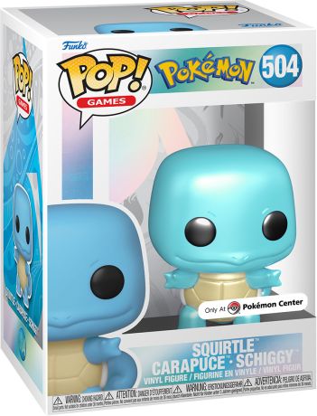 Figurine Funko Pop Pokémon #504 Carapuce - Nacré
