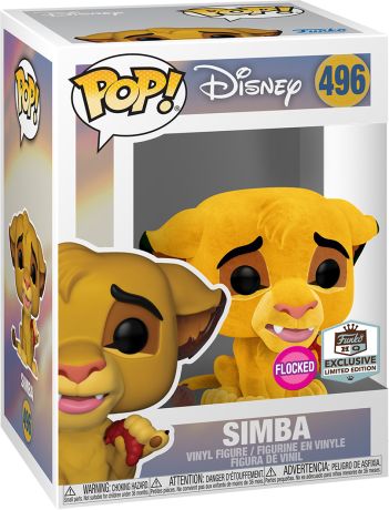 Figurine Funko Pop Le Roi Lion [Disney] #496 Simba - Flocked
