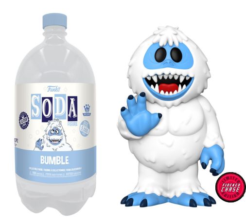 Figurine Funko Soda Rudolphe le renne au nez rouge (1964) Bumble (Bouteille Blanche) [Chase]