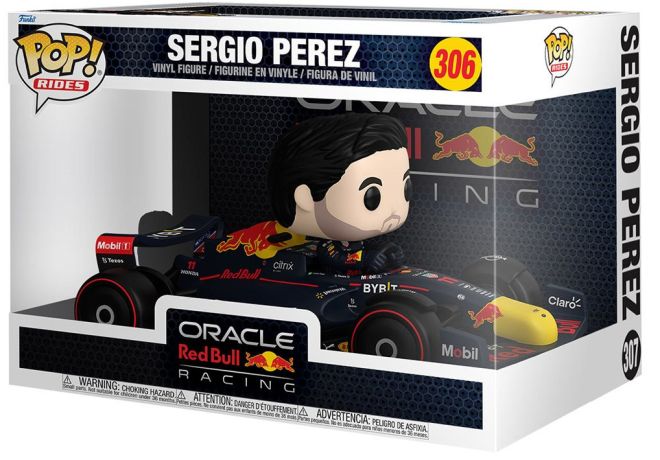 Figurine Funko Pop Formule 1 (F1) #306 Sergio Perez avec Red Bull F1