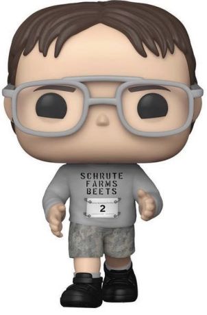 Figurine Funko Pop The Office #1394 Dwight Course à Pied