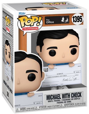 Figurine Funko Pop The Office #1395 Michael avec Chèque