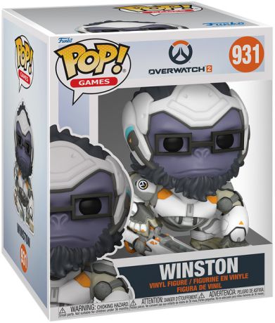 Figurine Funko Pop Overwatch 2 #931 Winston - 15 cm