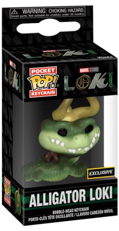 Figurine Funko Pop Loki Alligator Loki - Porte-clés