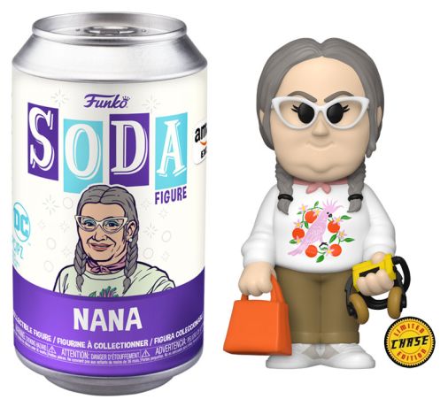 Figurine Funko Soda Blue Beetle [DC] Nana (Canette Violette) [Chase]