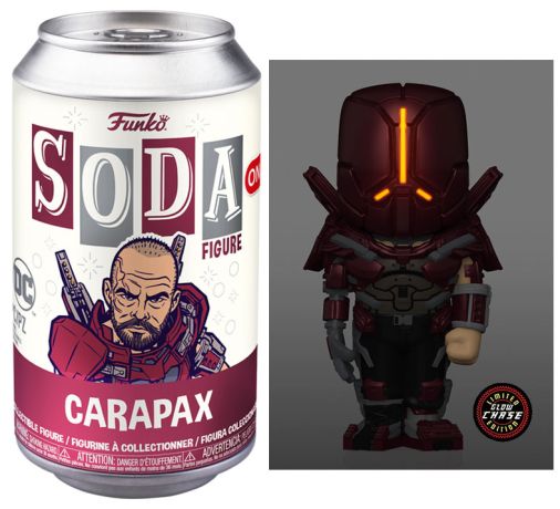 Figurine Funko Soda Blue Beetle [DC] Carapax (Canette Rouge) [Chase]