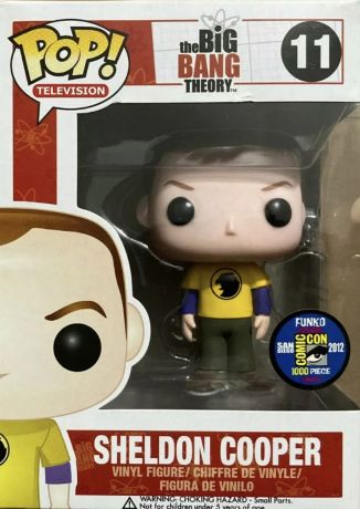 Figurine Funko Pop The Big Bang Theory #11 Sheldon Cooper - Tshirt Hawkman