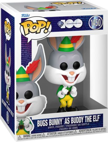 Figurine Funko Pop Warner Bros 100 ans #1450 Bugs Bunny en Elf Buddy