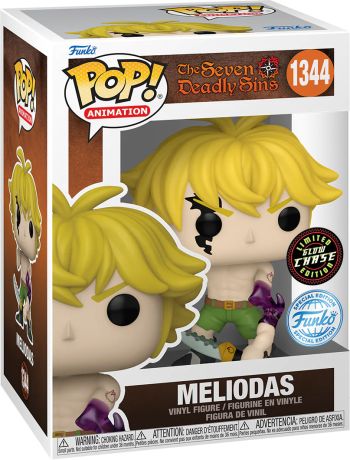 Figurine Funko Pop The Seven Deadly Sins #1344 Meliodas - Mode Démon [Chase]