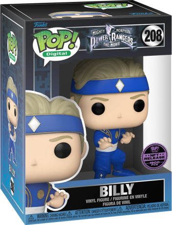 Figurine Funko Pop Power Rangers #208 Billy - Digital Pop