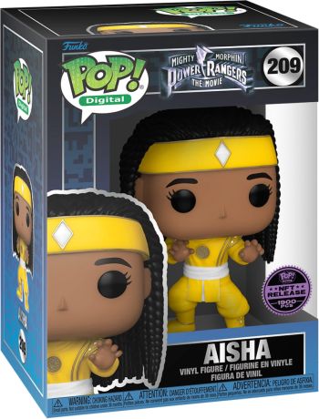 Figurine Funko Pop Power Rangers #209 Aisha - Digital Pop