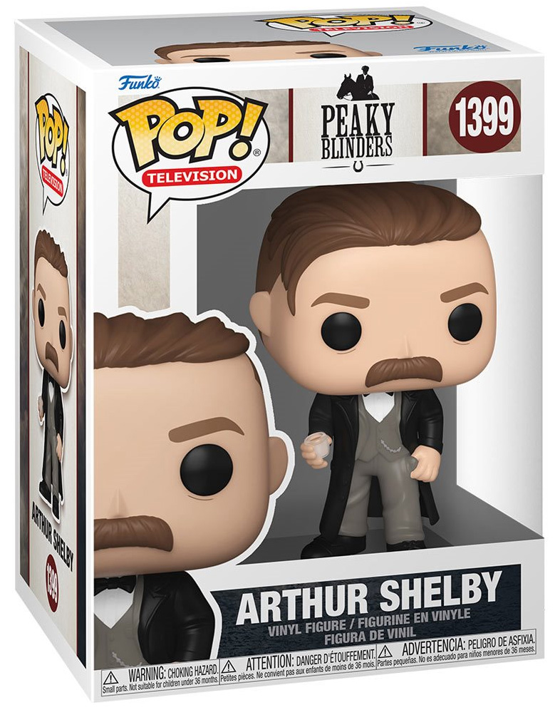 Funko Pop ! Peaky Blinders – Thomas Shelby Sans Chapeau – Édition Chase – Vinyle – 10,2 Cm