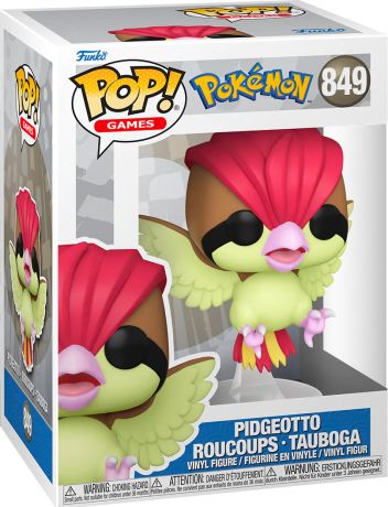 Figurine Funko Pop Pokémon #849 Pidgeotto - Roucoups - Tauboga (EMEA)
