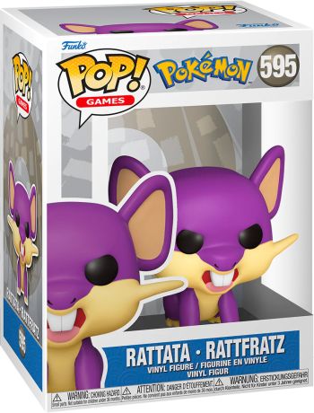 Figurine Funko Pop Pokémon #595 Rattata - Rattfratz (EMEA)