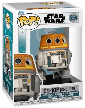 Figurine Funko Pop Star Wars : Ahsoka (Série TV) #654 C1-10P (Chopper)