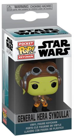 Figurine Funko Pop Star Wars : Ahsoka (Série TV) General Hera Syndulla - Porte-clés