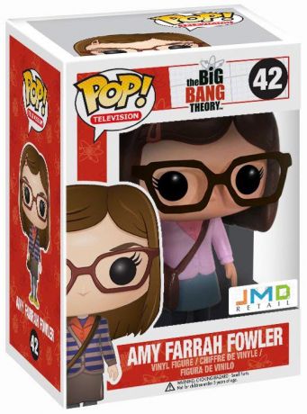 Figurine Funko Pop The Big Bang Theory #42 Amy Farrah Fowler - Tenue Rose