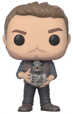 Figurine Funko Pop Jurassic World : Fallen Kingdom #589 Owen avec bébé raptor