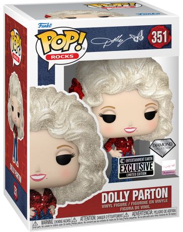 Figurine Funko Pop Dolly Parton #351 Dolly Parton - Diamant