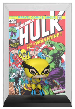 Figurine Funko Pop Marvel Comics #24 Wolverine (The Incredible Hulk #181) - Comic Cover