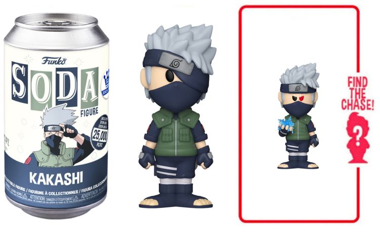 Figurine Funko Soda Naruto Kakashi Hatake (Canette Grise)