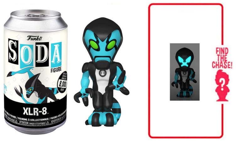 Figurine Funko Soda Ben 10 XLR-8 (Canette Noire)